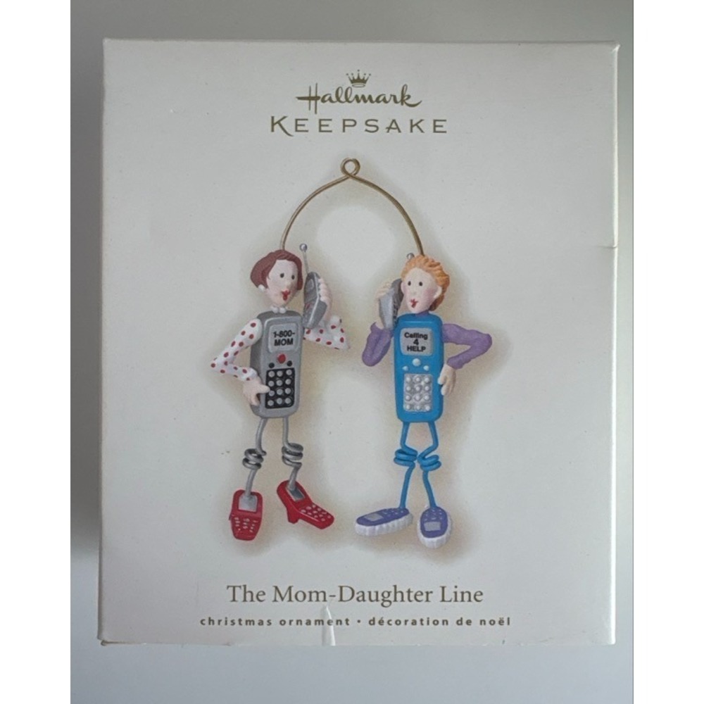 Hallmark Keepsake The Mom Daughter Line Christmas Ornament